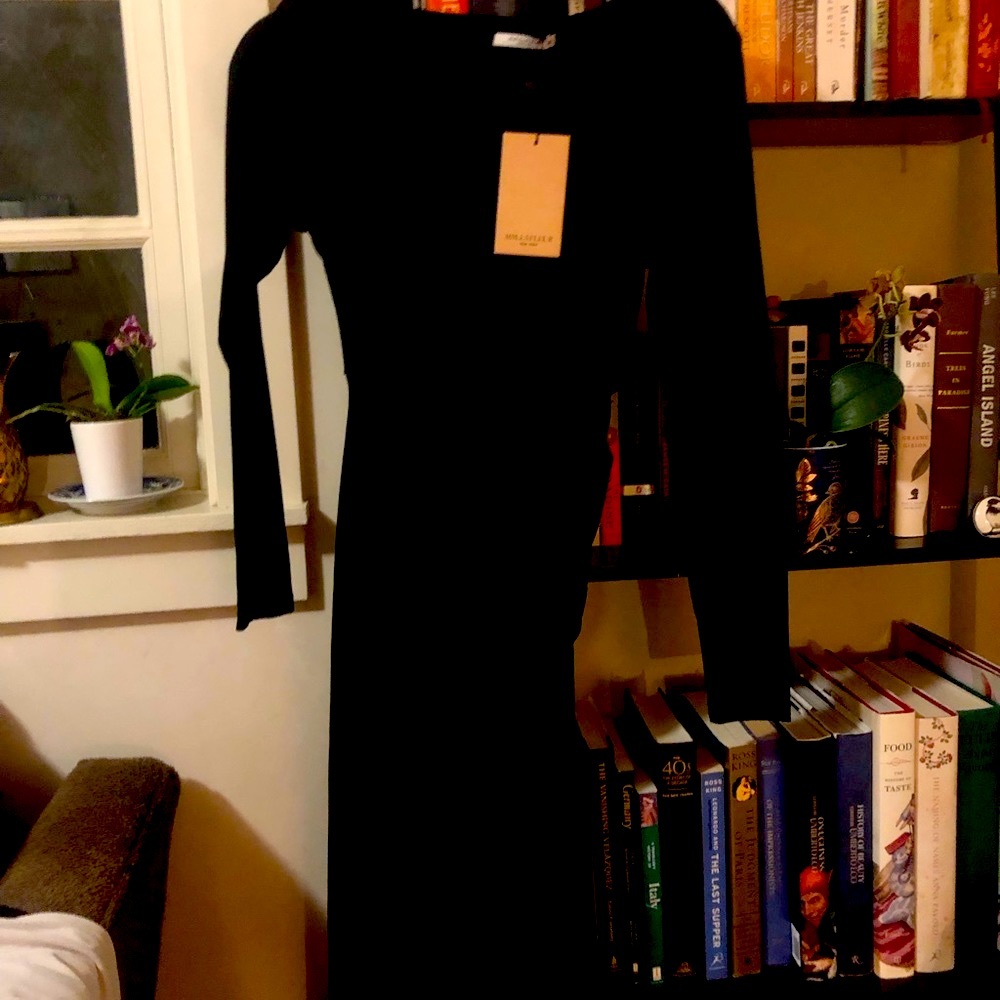 NWT: MM La Fleur The Keiko Dress in Black Size XS - Picture 4 of 6